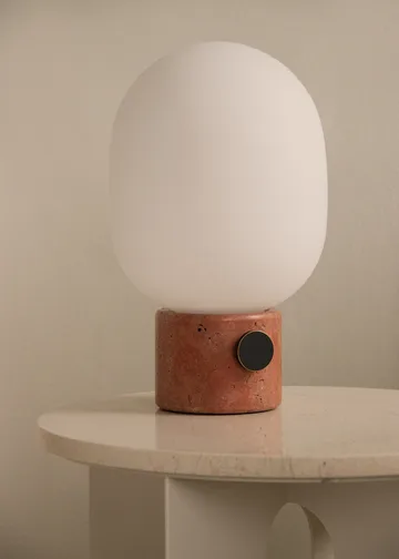 JWDA table lamp - Red travertine, Large - Audo Copenhagen