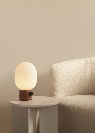 JWDA table lamp - Red travertine, Large - Audo Copenhagen