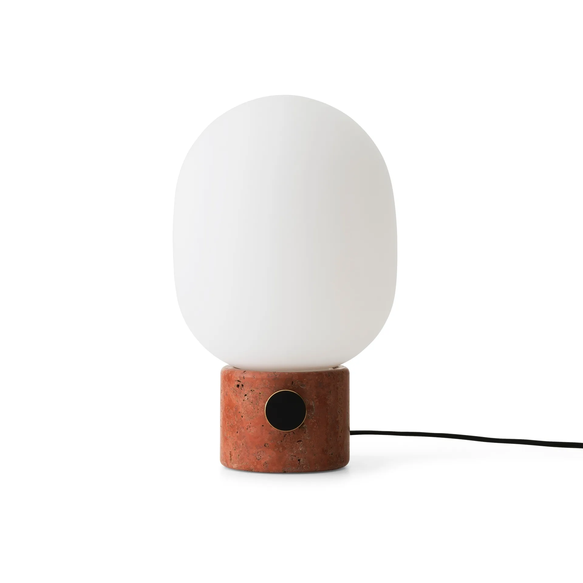 JWDA table lamp, Red travertine Audo Copenhagen