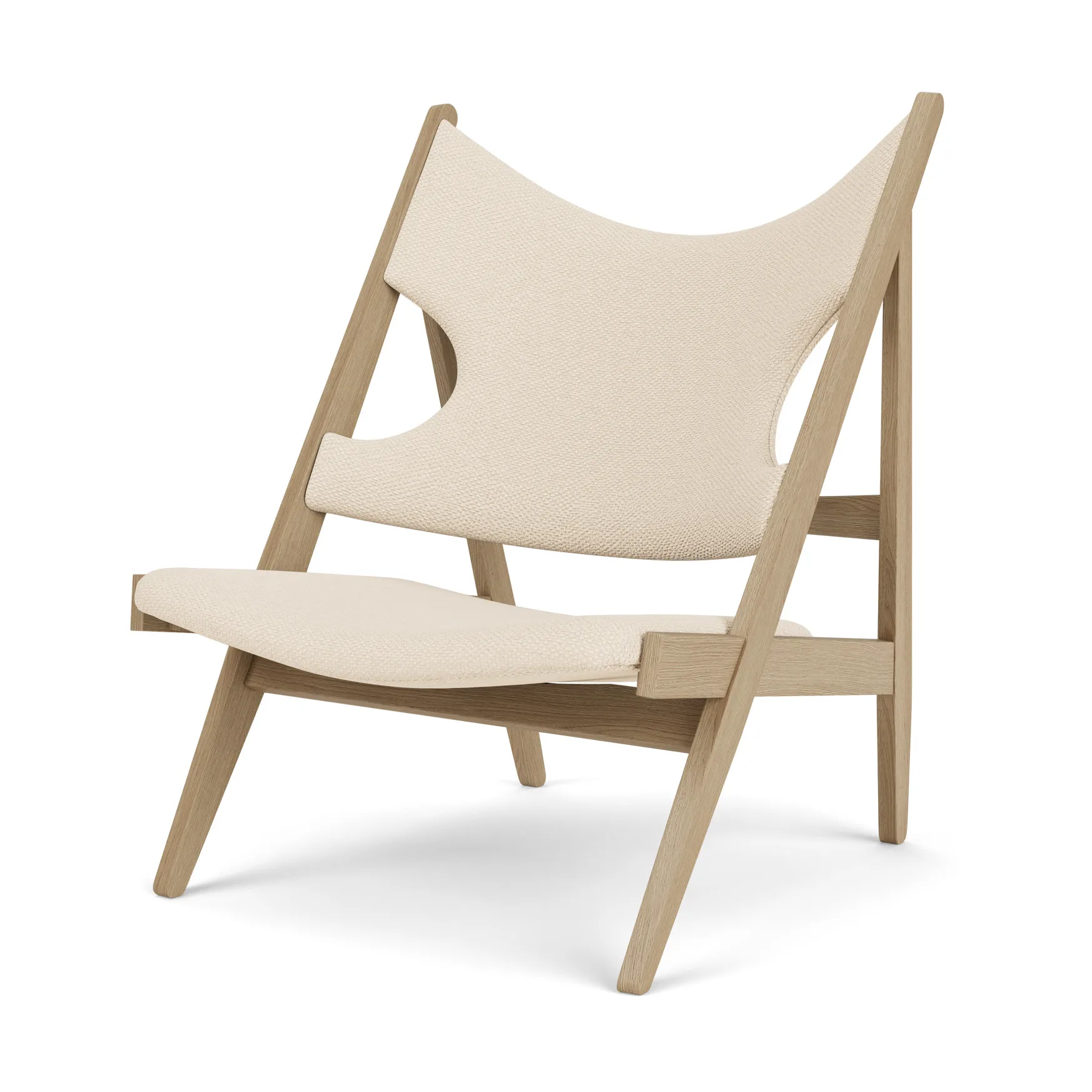Knitting lounge chair, Natural oak-Logan Jasmine Audo Copenhagen