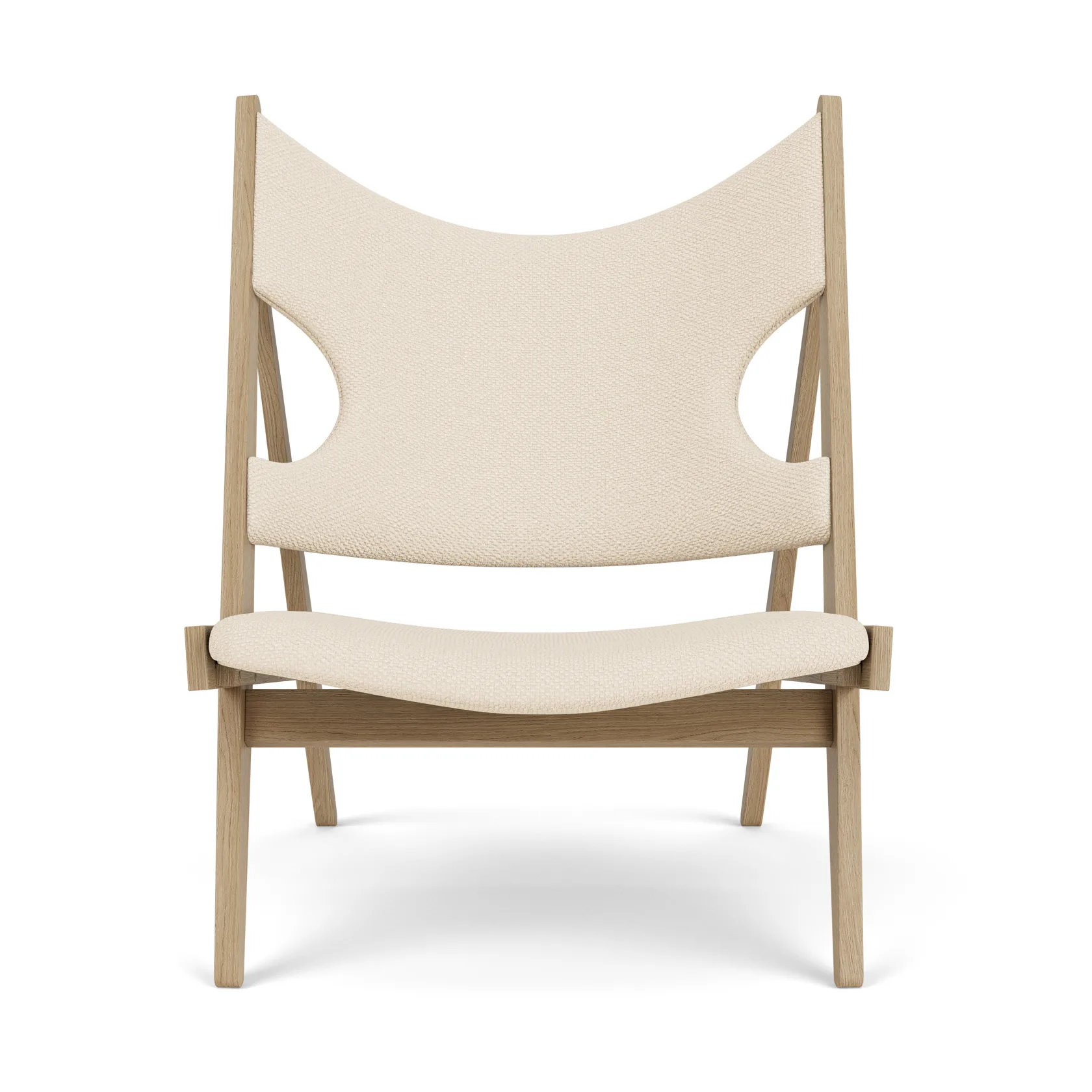 Knitting lounge chair, Natural oak-Logan Jasmine Audo Copenhagen