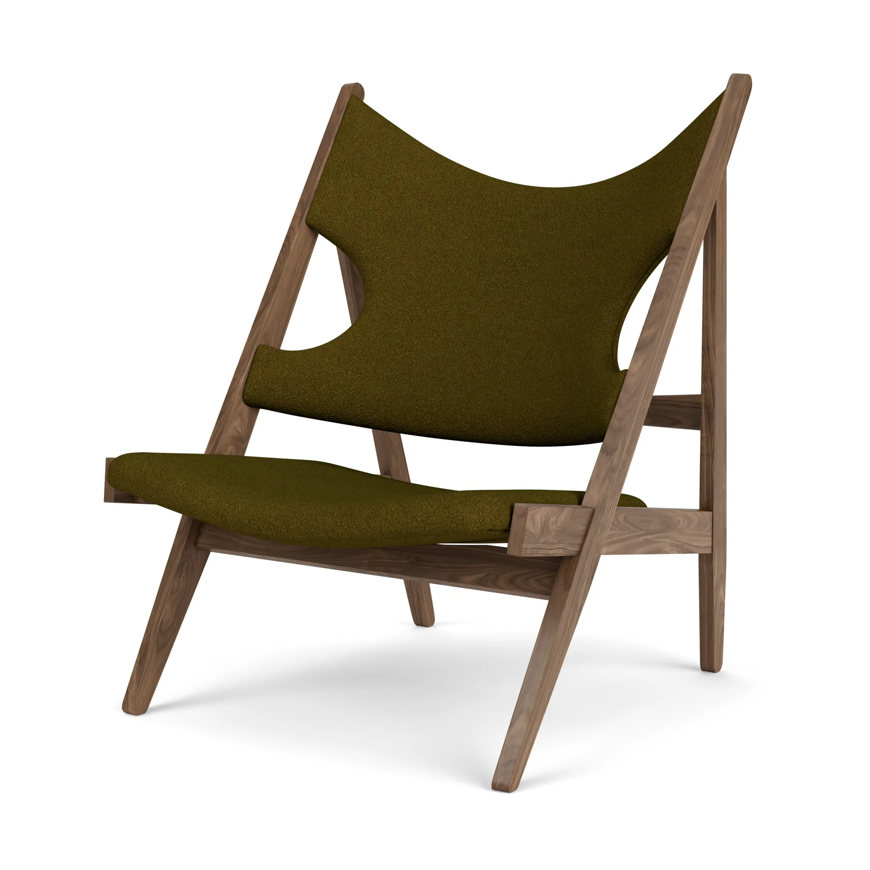 Knitting lounge chair, Walnut-Baru 0950 Audo Copenhagen