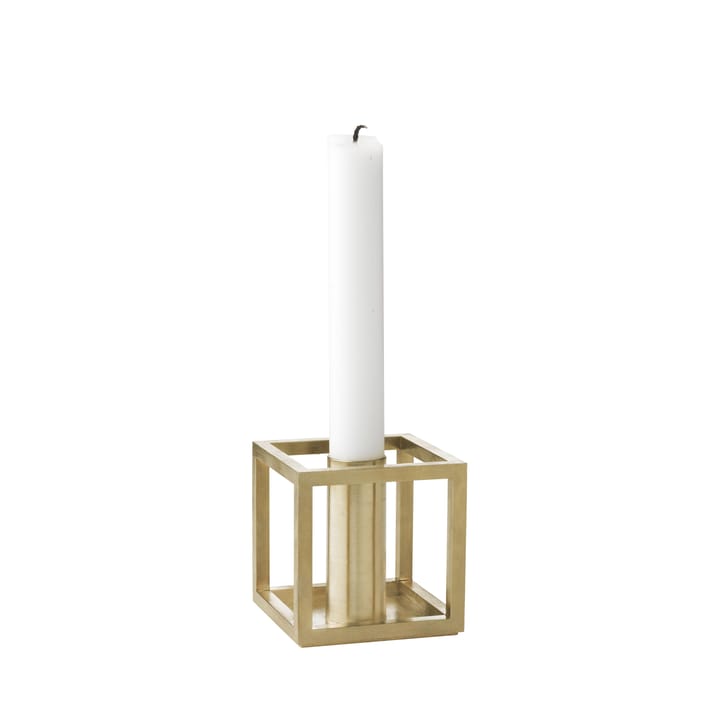Kubus 1 candle holder - brass - Audo Copenhagen
