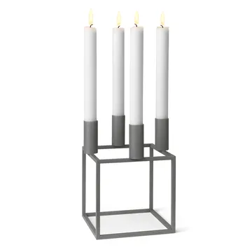 Kubus 4 candle holder - grey - Audo Copenhagen