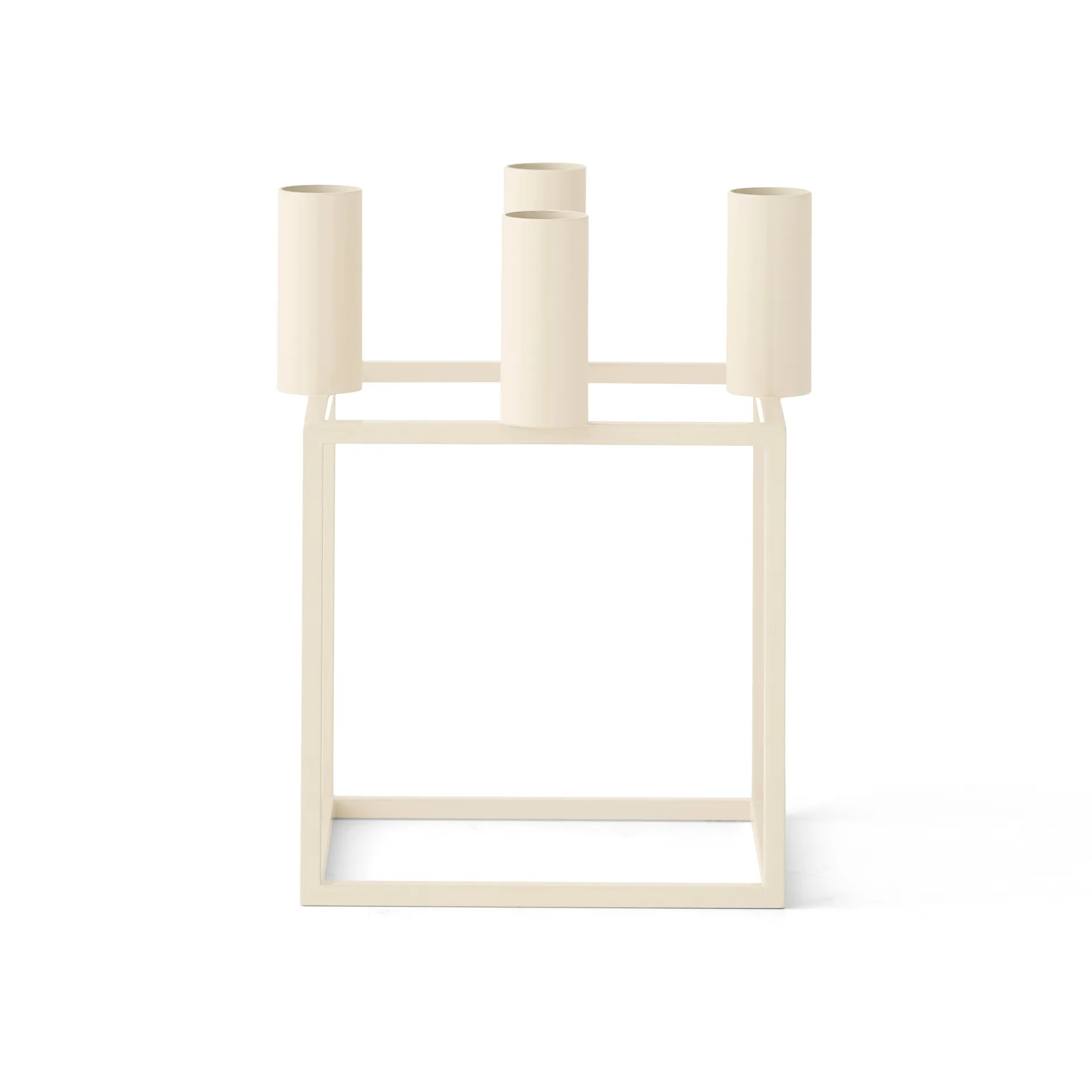 Kubus 4 candle holder, Ivory Audo Copenhagen