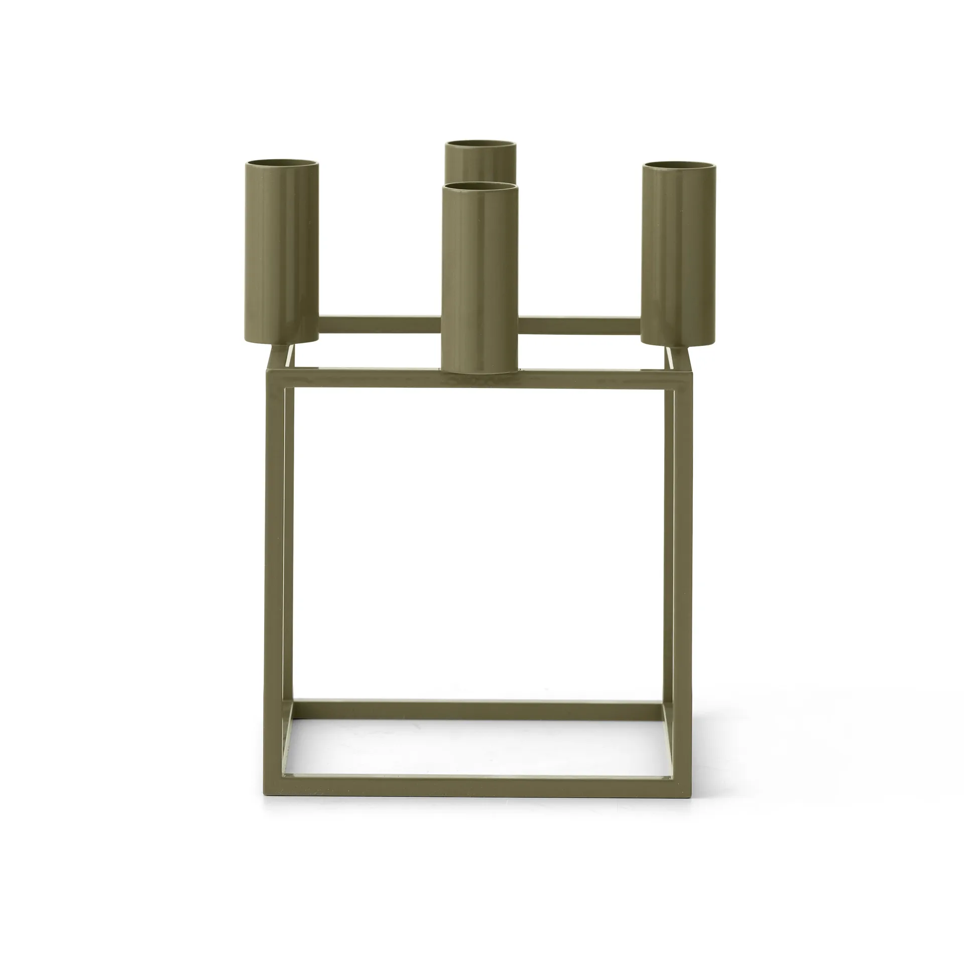 Kubus 4 candle holder, Olive Audo Copenhagen