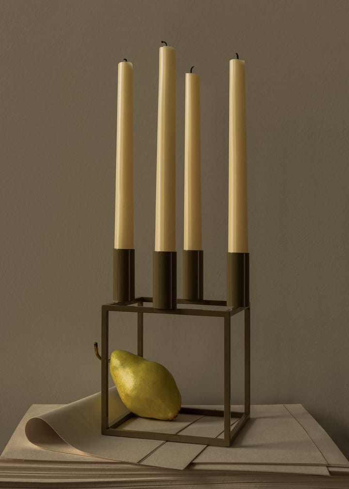 Kubus 4 candle holder - Olive - Audo Copenhagen