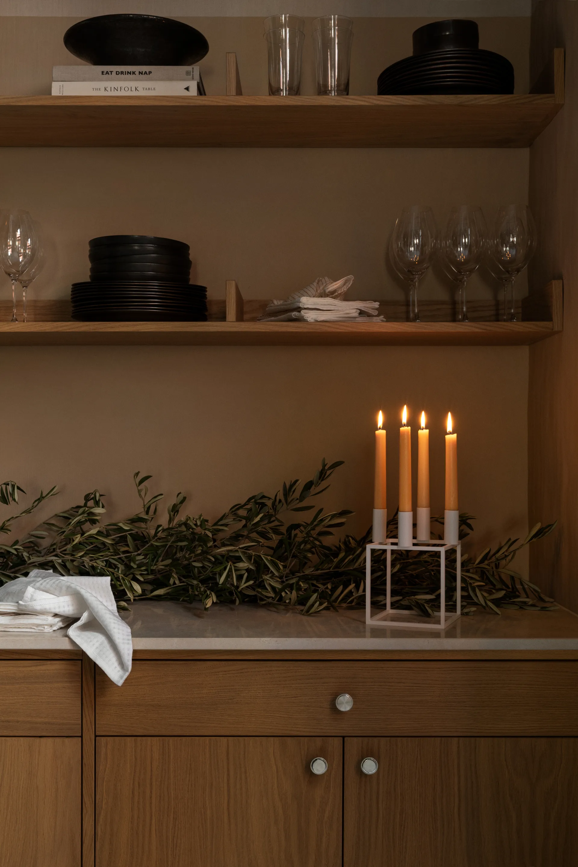 Kubus 4 candle holder, white Audo Copenhagen