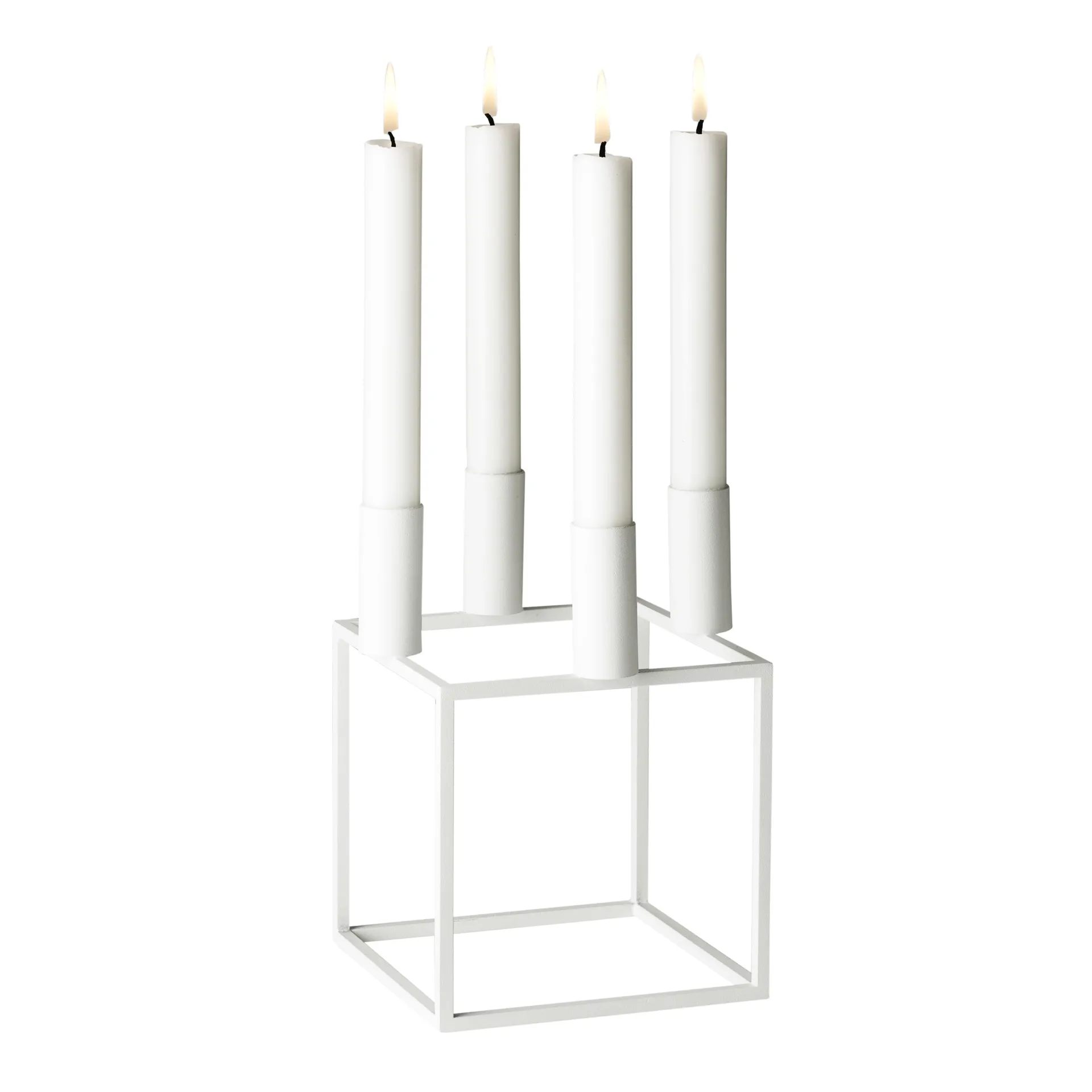 Kubus 4 candle holder, white Audo Copenhagen