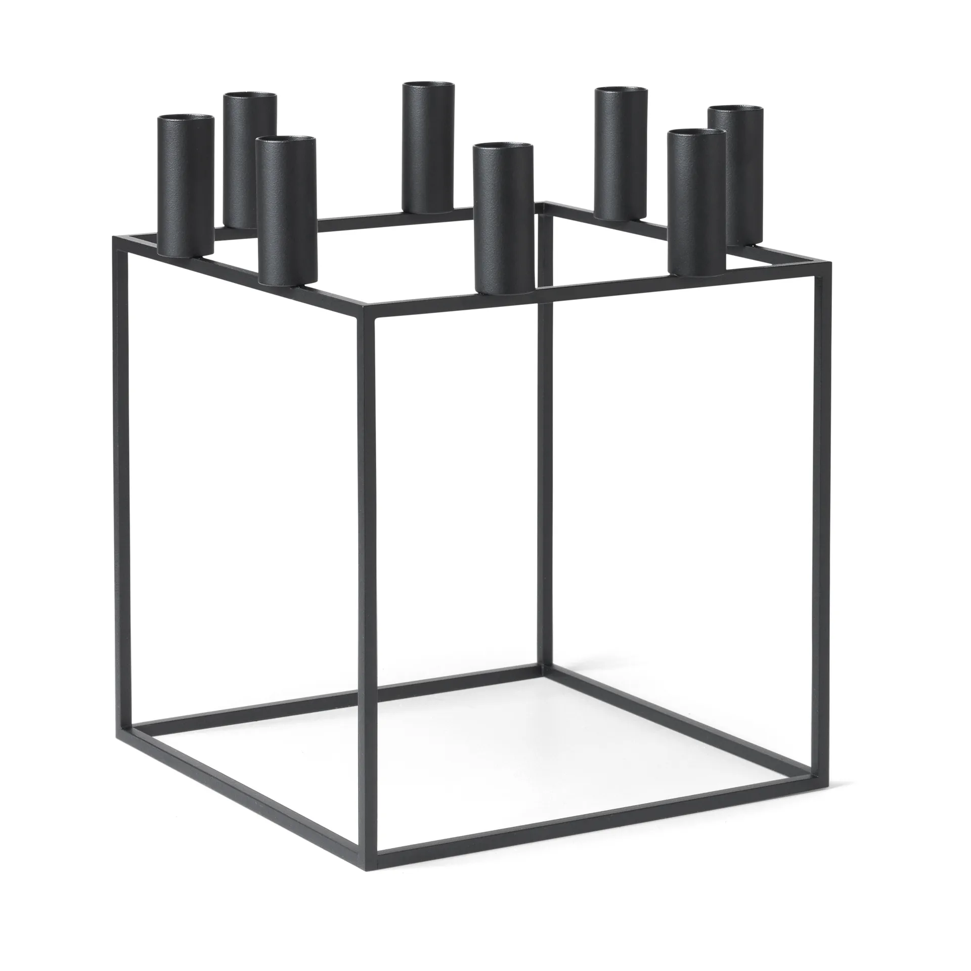 Kubus 8 candle holder, black Audo Copenhagen