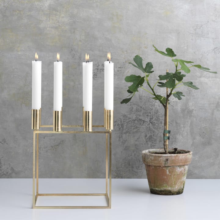 Kubus 8 candle holder - brass - Audo Copenhagen