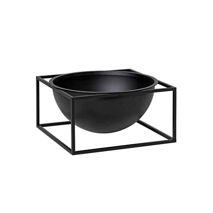 Kubus bowl large low - black - Audo Copenhagen