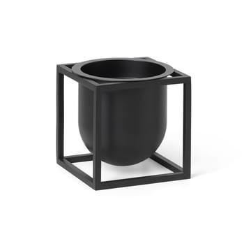 Kubus flower pot 10 cm - Black - Audo Copenhagen