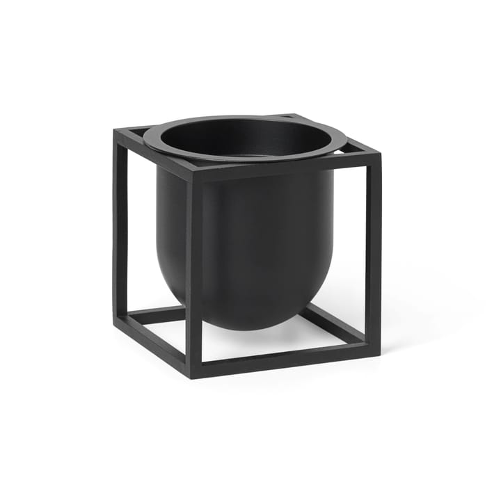 Kubus flower pot 10 cm - Black - Audo Copenhagen