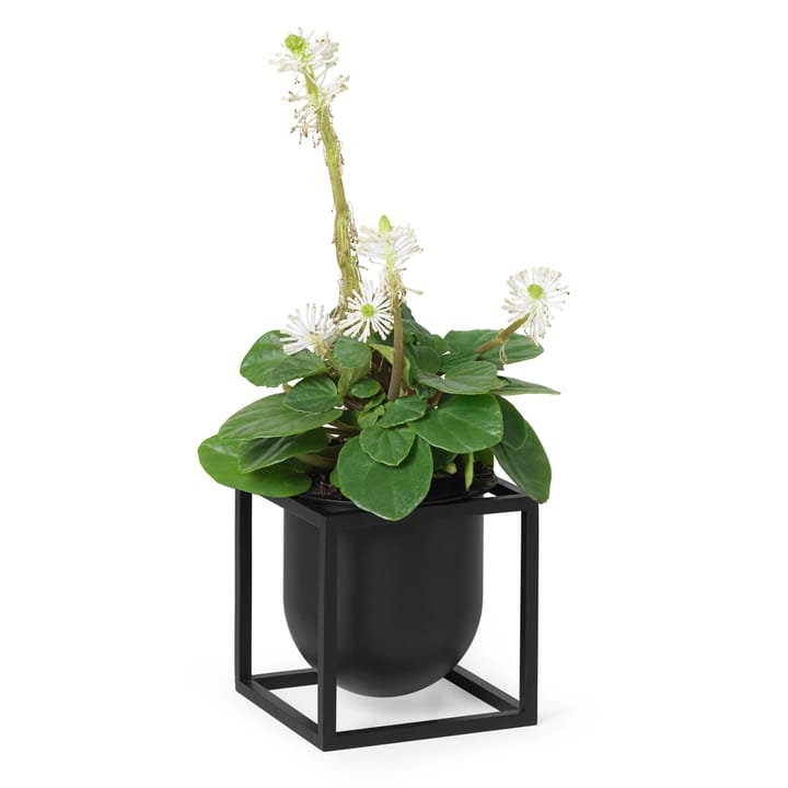 Kubus flower pot 10 cm - Black - Audo Copenhagen