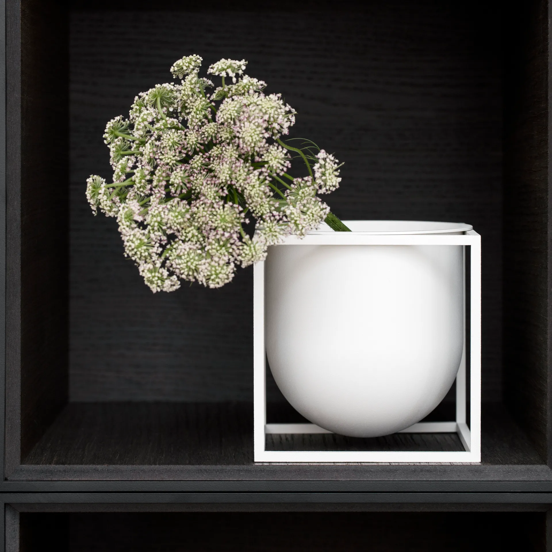 Kubus flower pot 14 cm, White Audo Copenhagen
