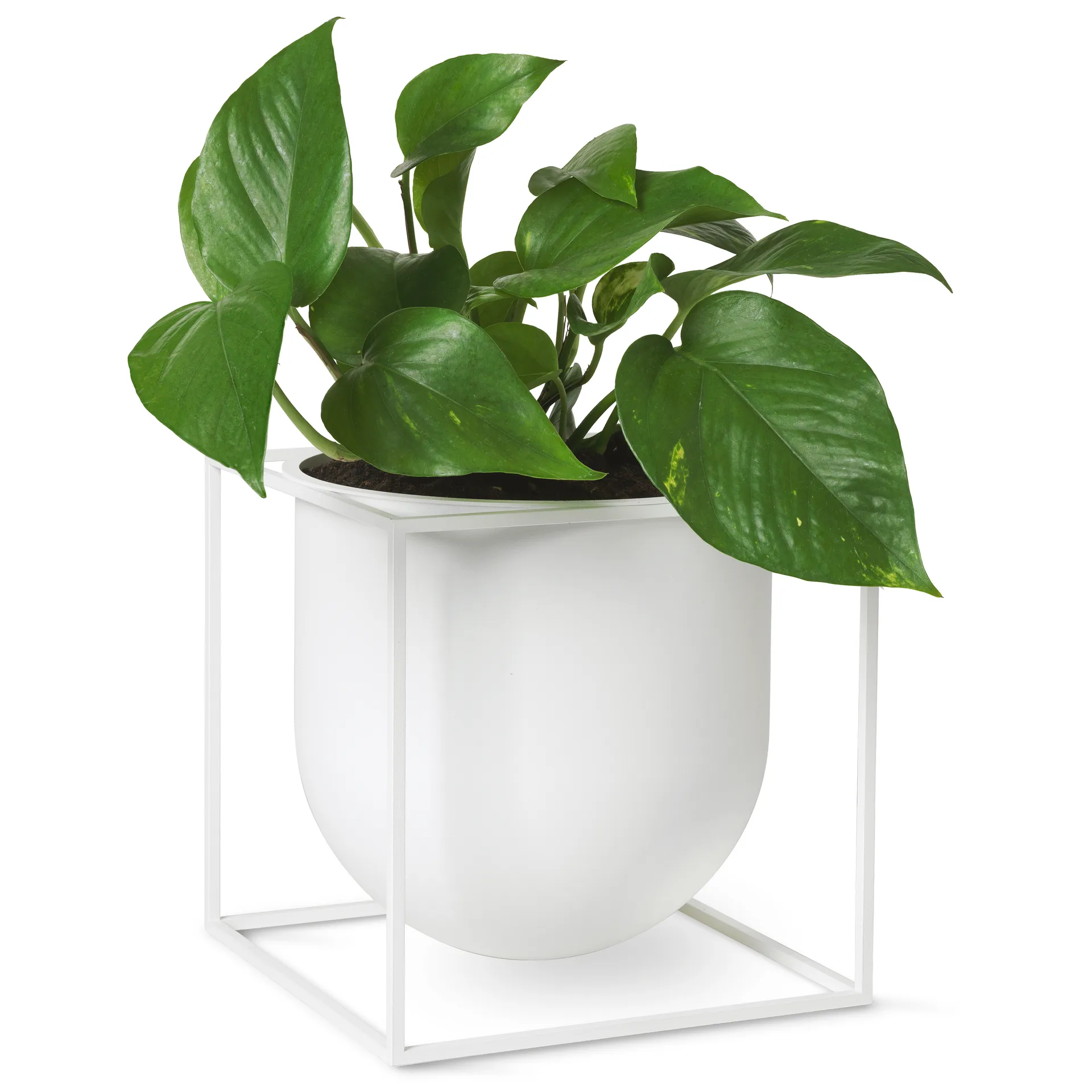 Kubus flower pot 23 cm, White Audo Copenhagen