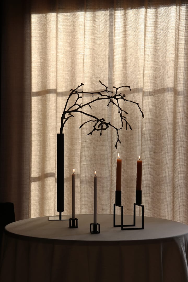 Kubus vase, Flora, black Audo Copenhagen