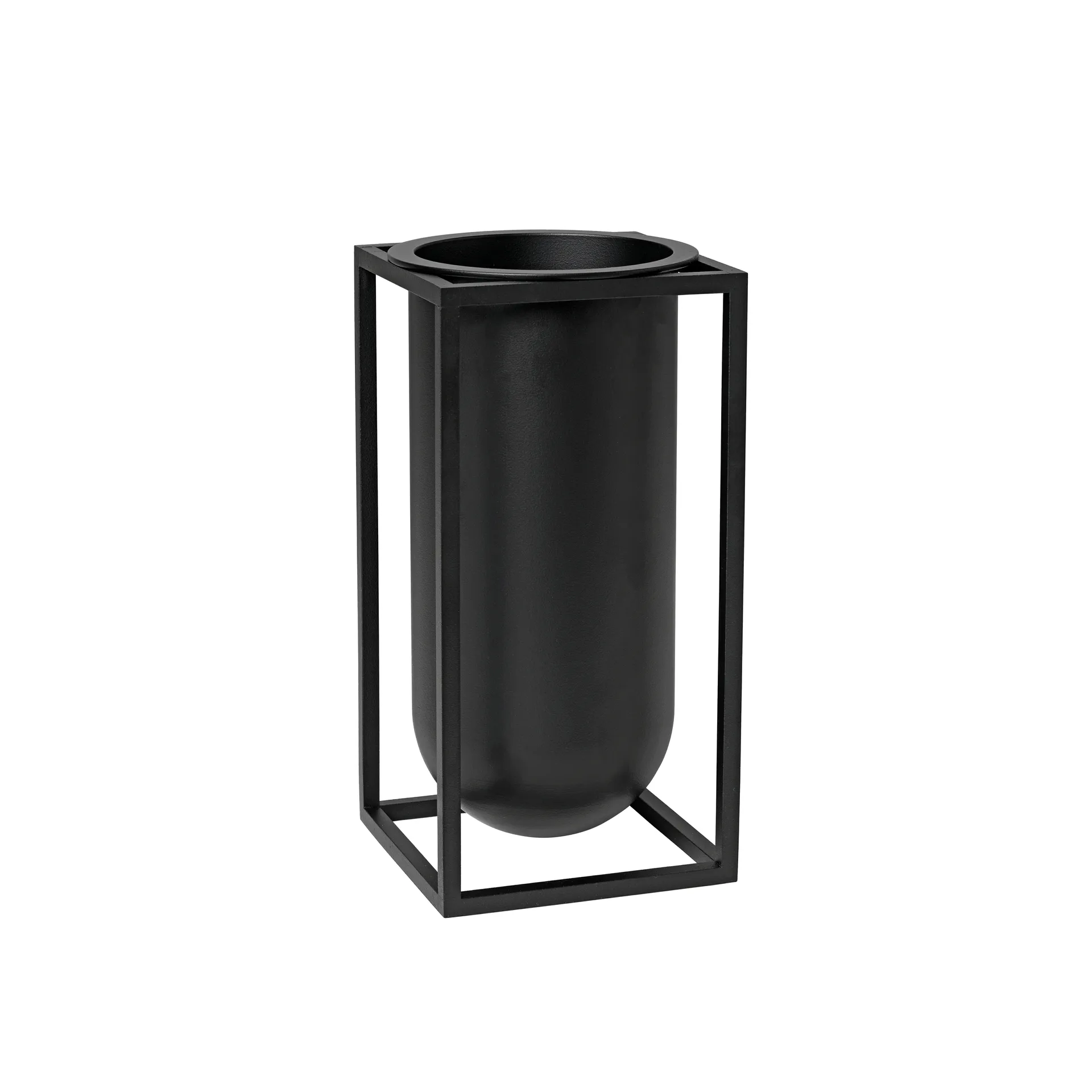 Kubus vase Lily, black Audo Copenhagen
