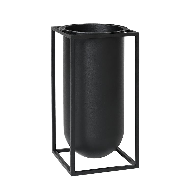 Audo Copenhagen Kubus vase Lolo black | Scandinavian Design | Vases | Black