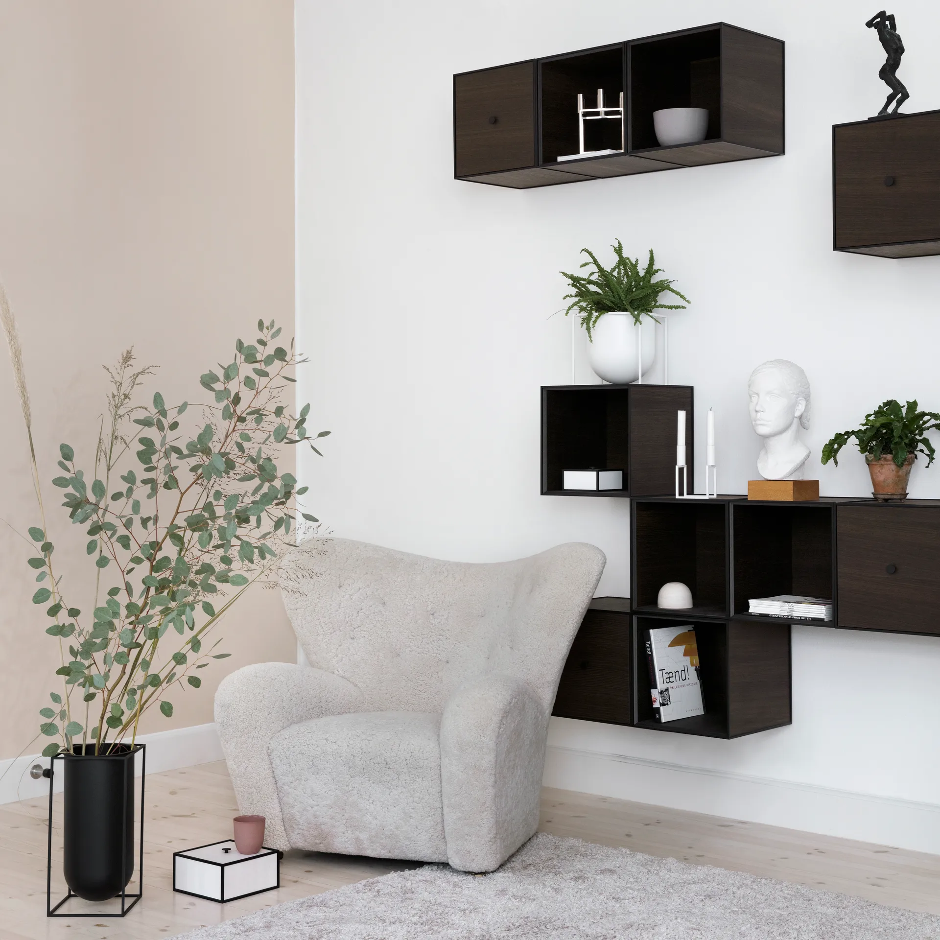 Kubus vase Nolia, Black Audo Copenhagen