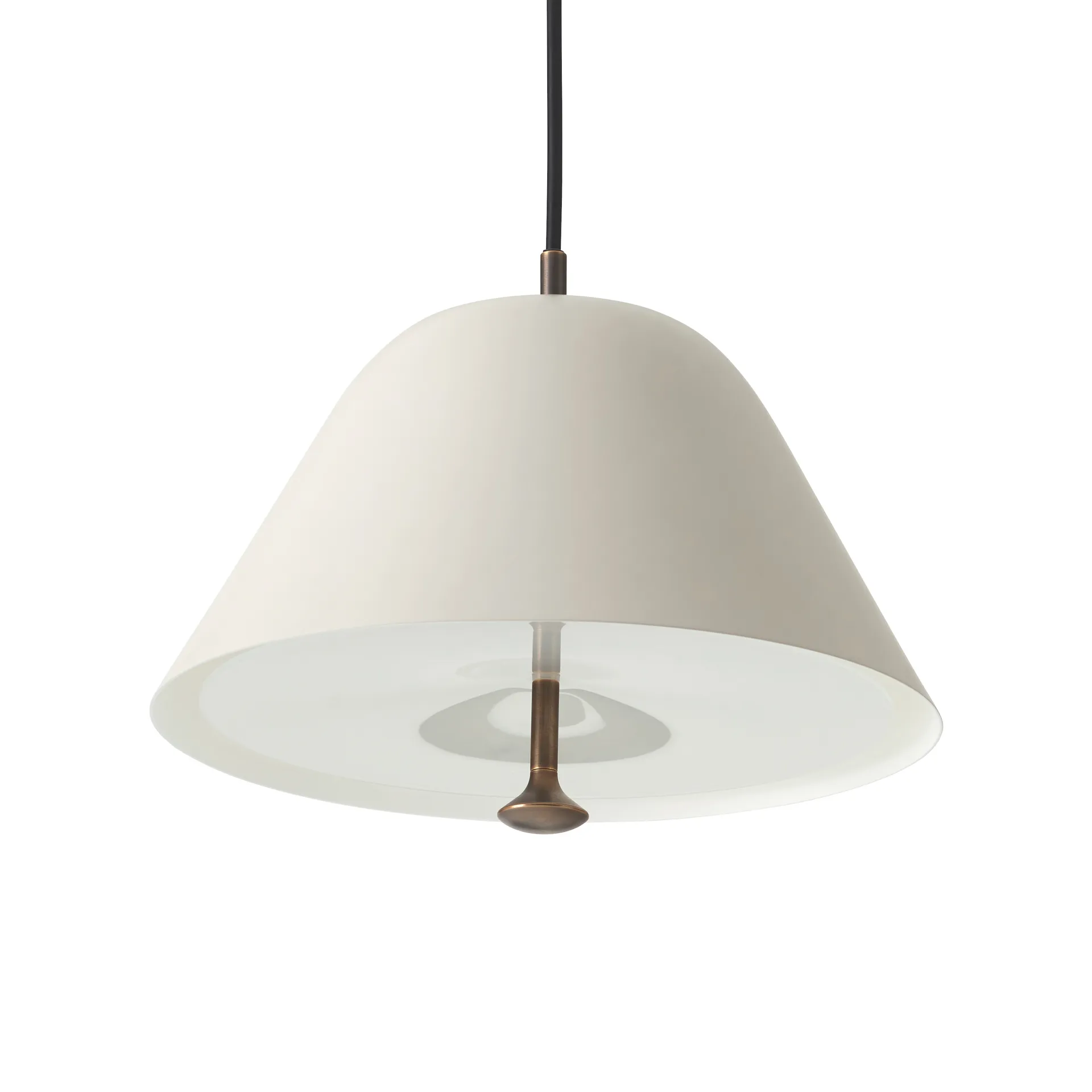 Levitate pendant lamp Ø28 cm, Grey-bronzed brass Audo Copenhagen