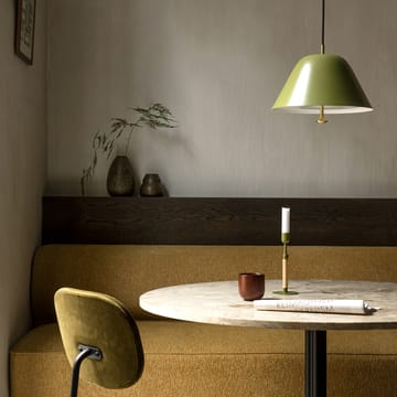 Levitate pendant lamp Ø28 cm - Sage green-brass - Audo Copenhagen