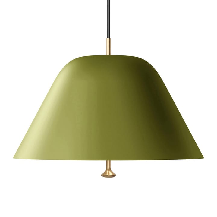 Levitate pendant lamp Ø40 cm - Sage green-brass - Audo Copenhagen