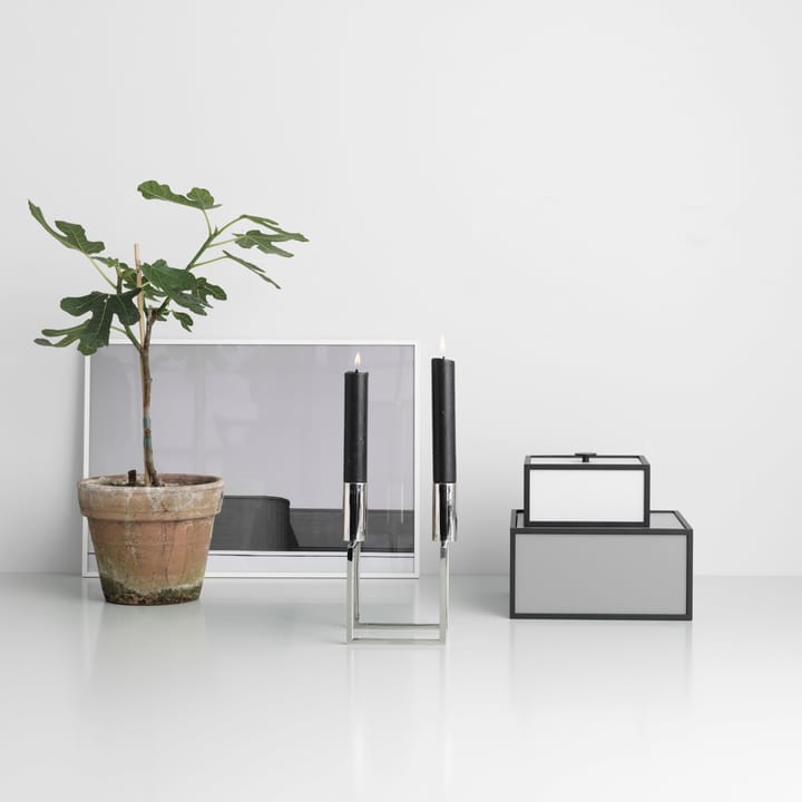 Line candle holder - nickel - Audo Copenhagen