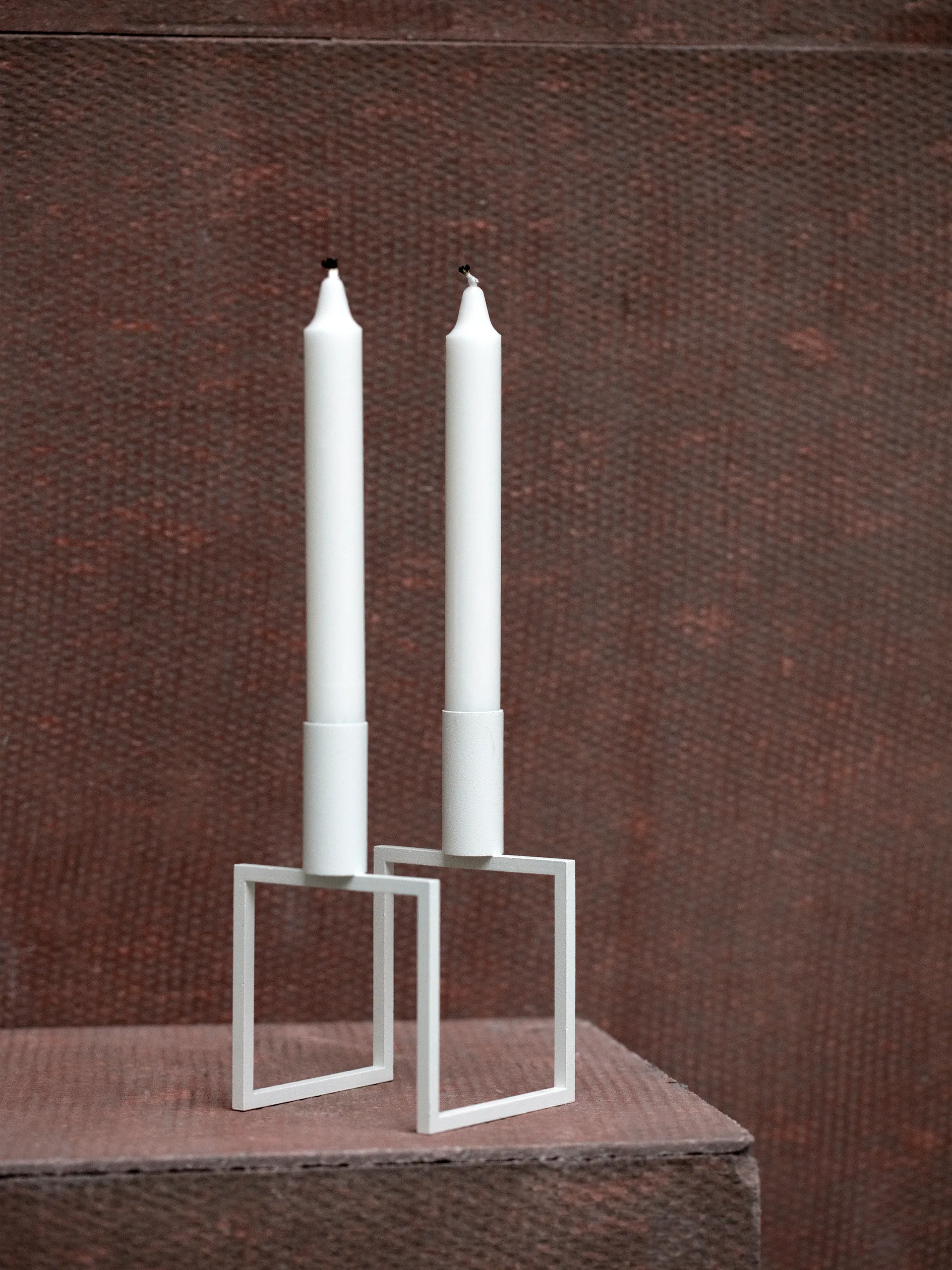 Line candle holder, white Audo Copenhagen