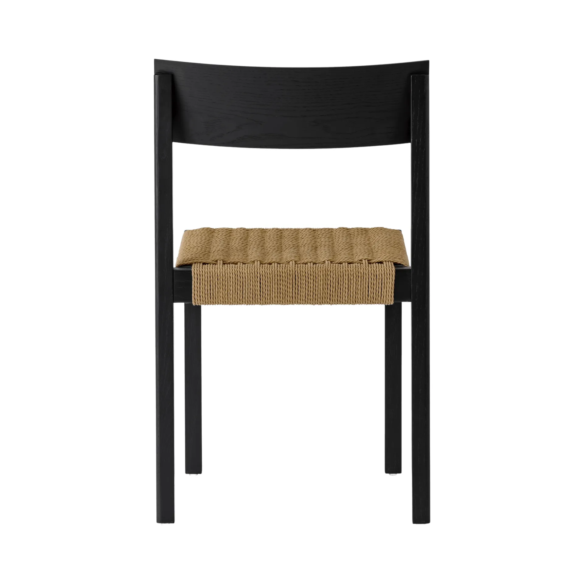 Mauro chair, Black oak-paper cord Audo Copenhagen