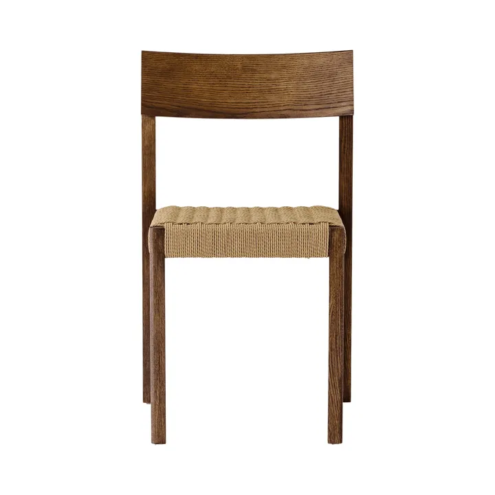 Mauro chair - Dark stained oak-paper cord - Audo Copenhagen