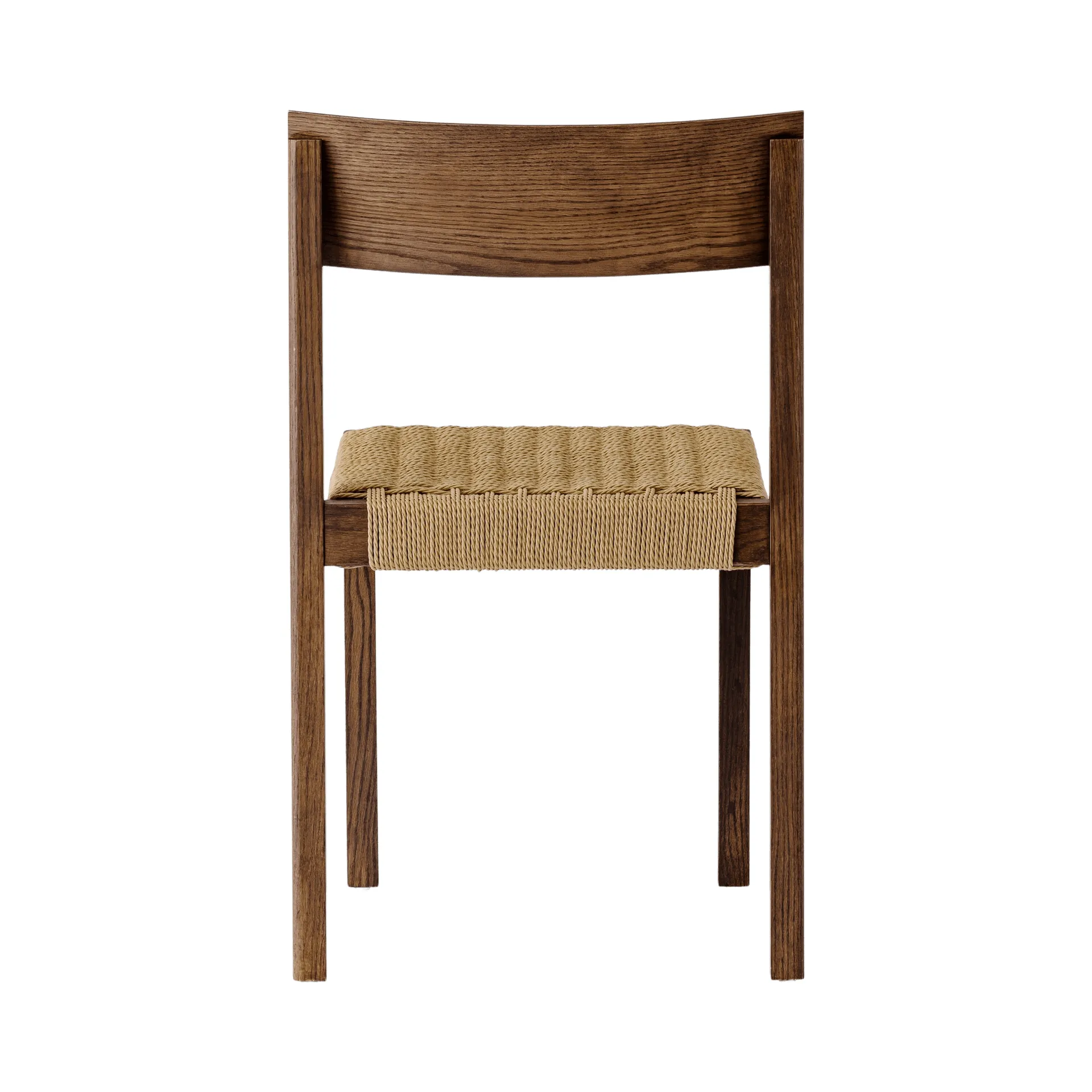 Mauro chair, Dark stained oak-paper cord Audo Copenhagen Mauro chair, Dark stained oak-paper cord Audo Copenhagen