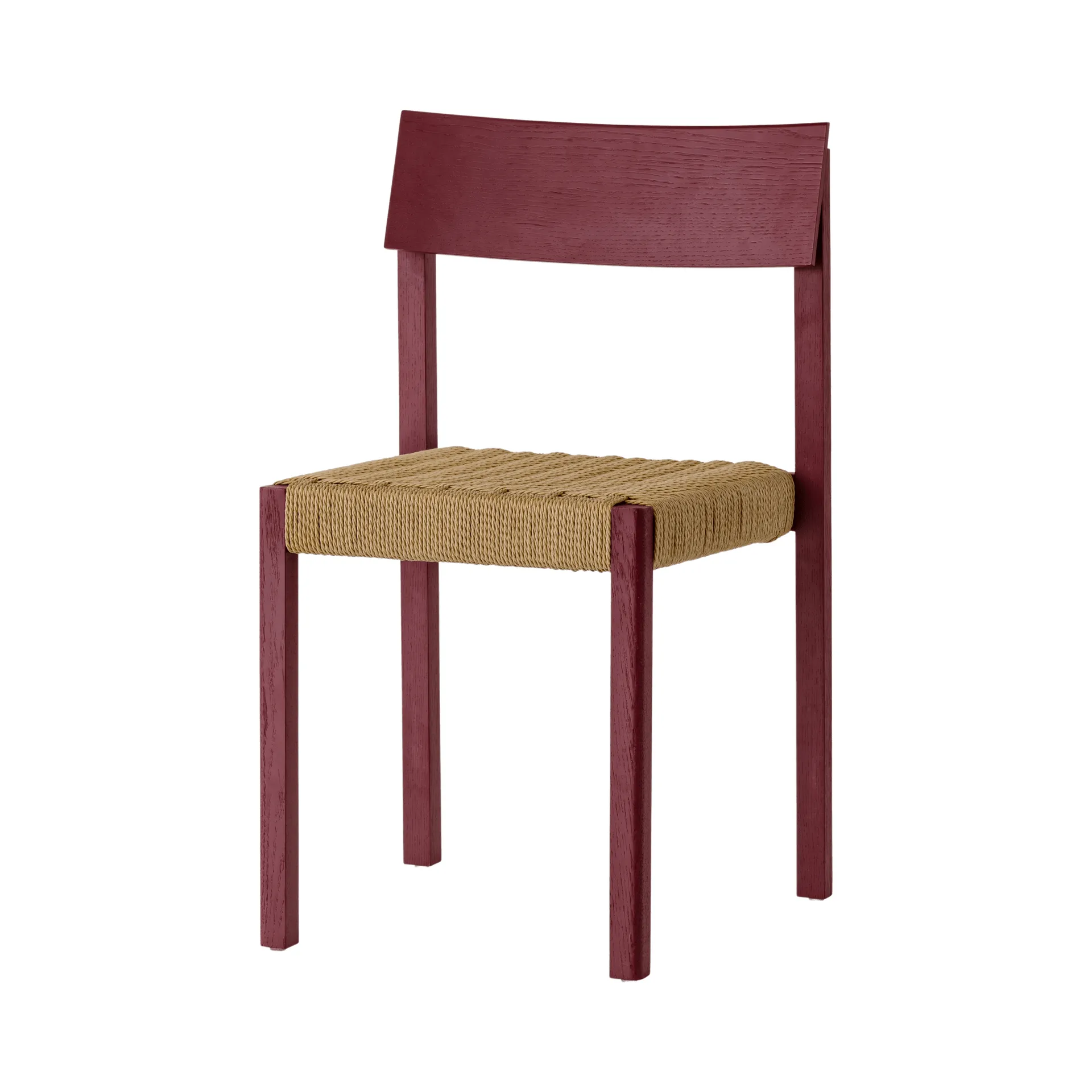 Mauro chair, French red oak-paper cord Audo Copenhagen Mauro chair, French red oak-paper cord Audo Copenhagen