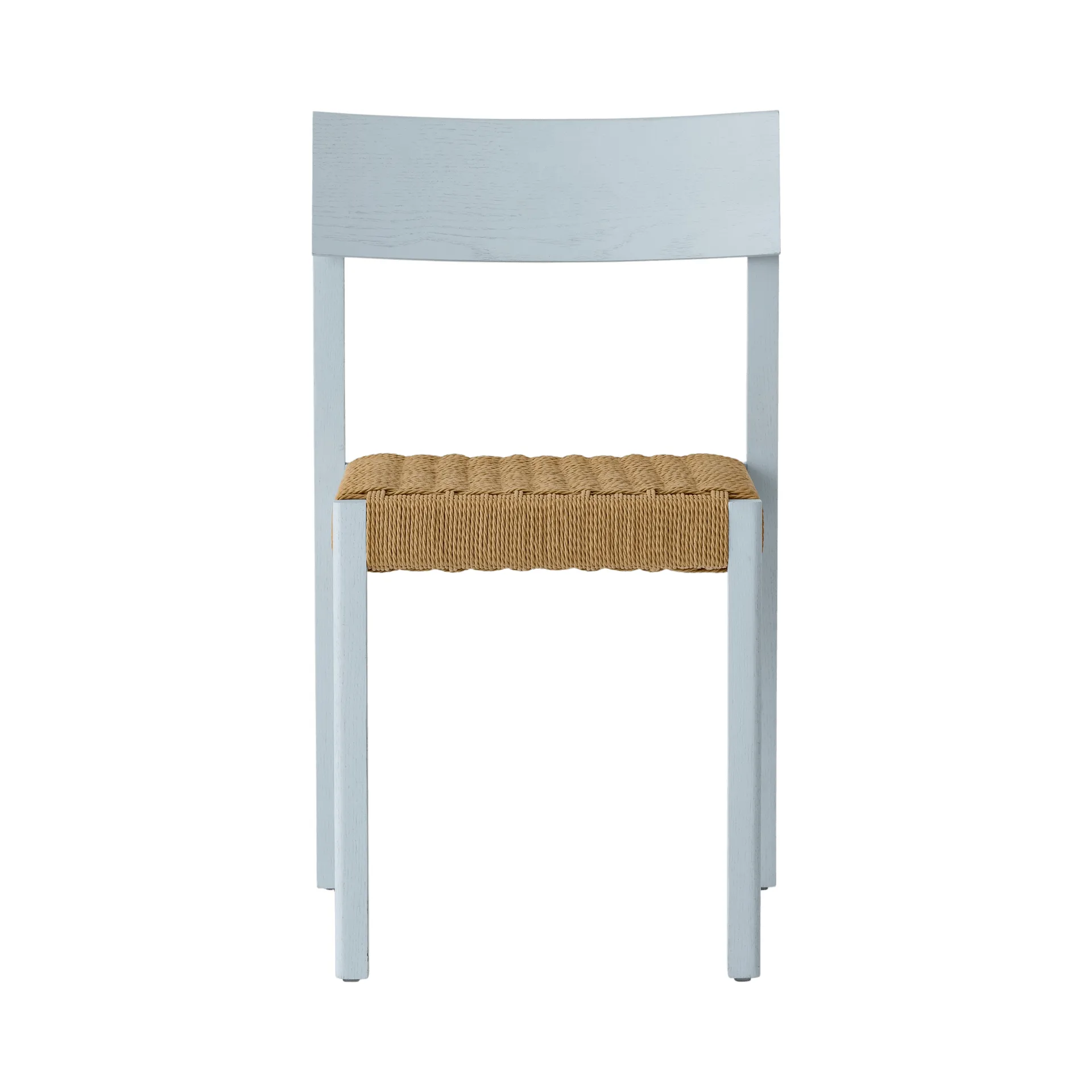 Mauro chair, Linen blue oak-paper cord Audo Copenhagen Mauro chair, Linen blue oak-paper cord Audo Copenhagen