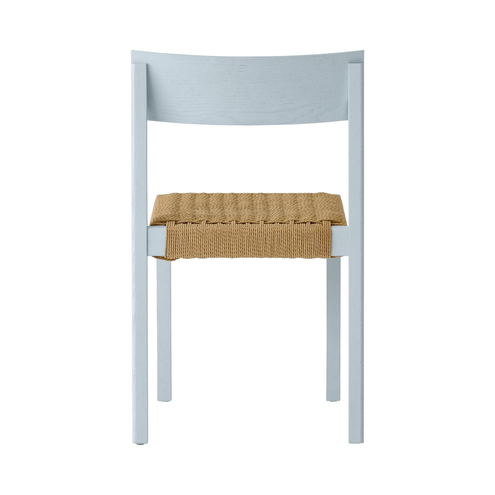 Mauro chair, Linen blue oak-paper cord Audo Copenhagen Mauro chair, Linen blue oak-paper cord Audo Copenhagen
