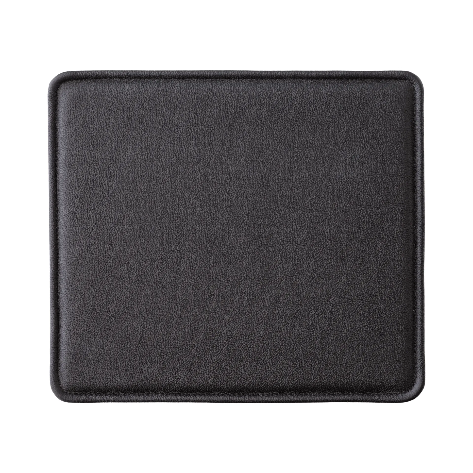 Mauro seat cushion for chair, Leather Madras Black Audo Copenhagen