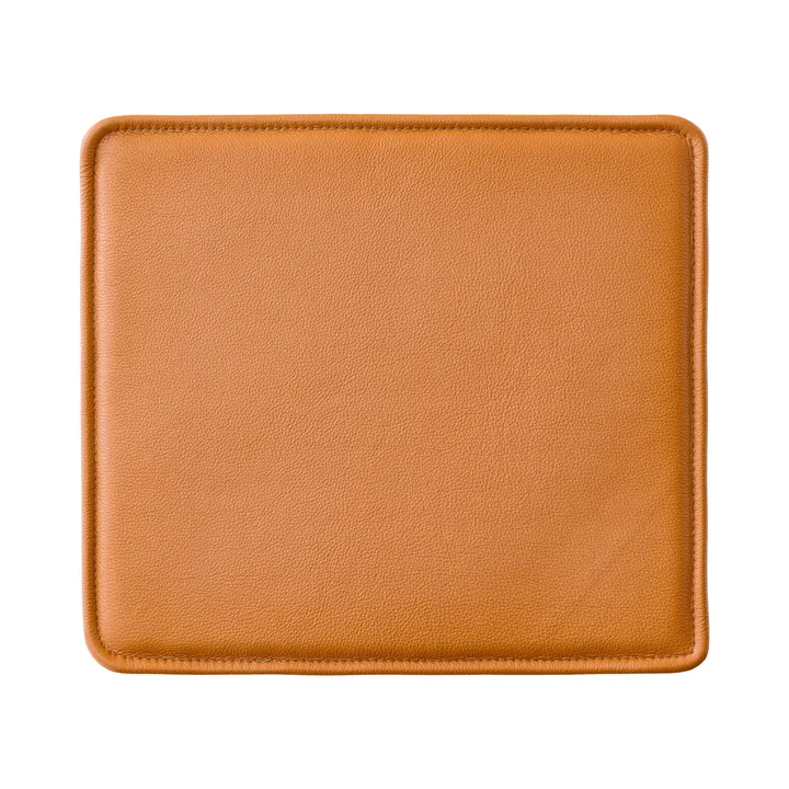 Mauro seat cushion for chair - Leather Madras Cognac - Audo Copenhagen