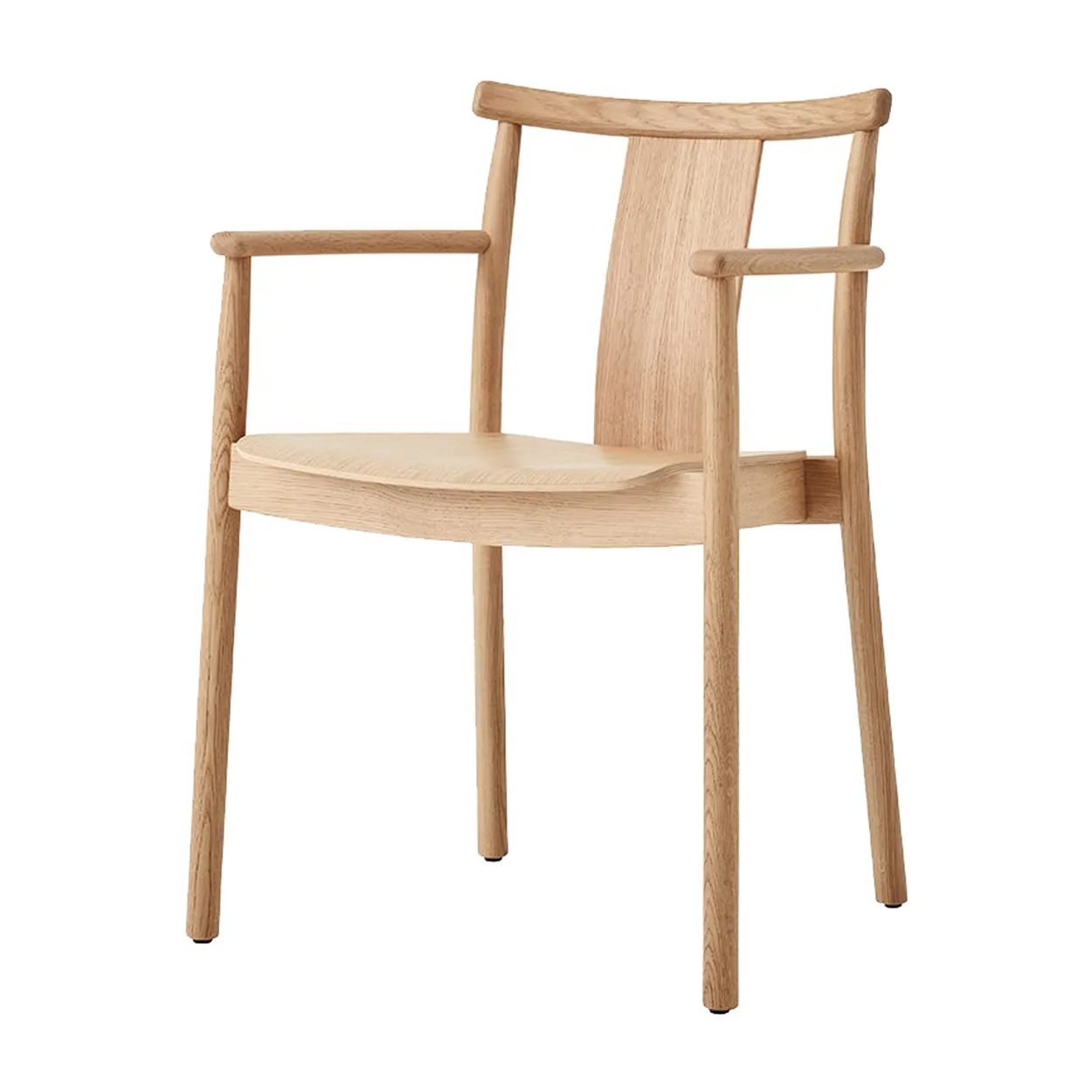 Audo Copenhagen Merkur arm chair Natural oak | Scandinavian Design | Chairs | Beige