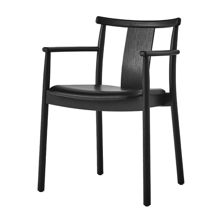 Merkur arm chair with cushion - Black-Dakar 0842 black - Audo Copenhagen