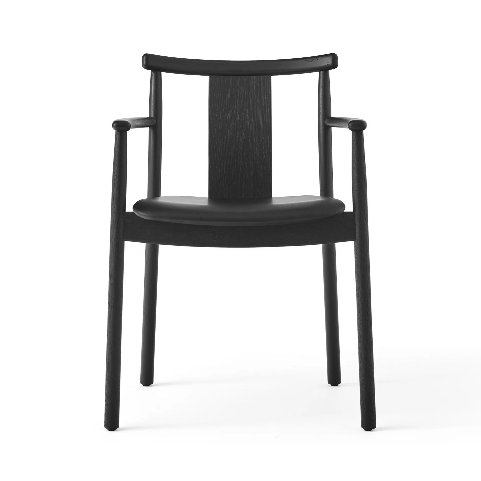 Merkur arm chair with cushion, Black-Dakar 0842 black Audo Copenhagen