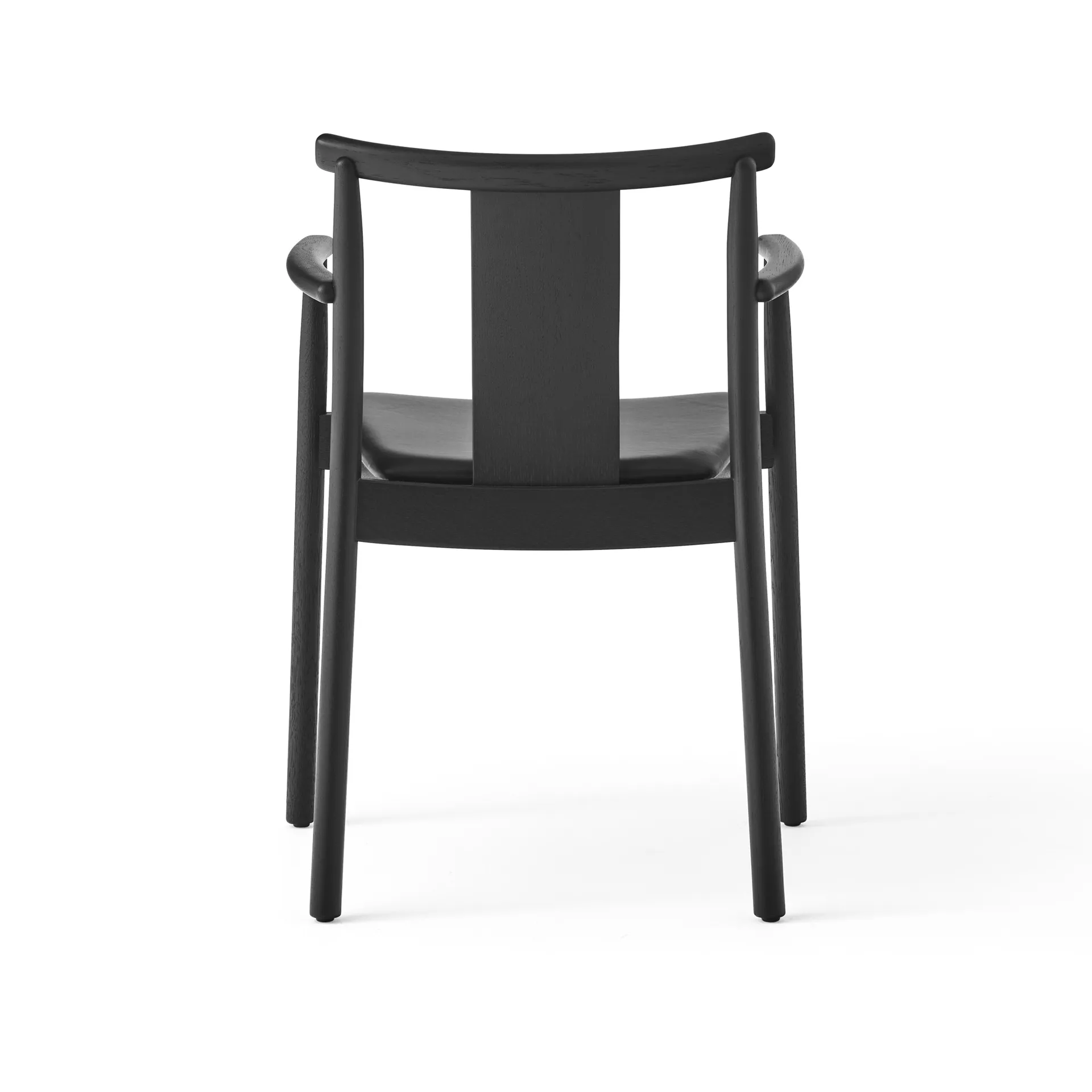 Merkur arm chair with cushion, Black-Dakar 0842 black Audo Copenhagen