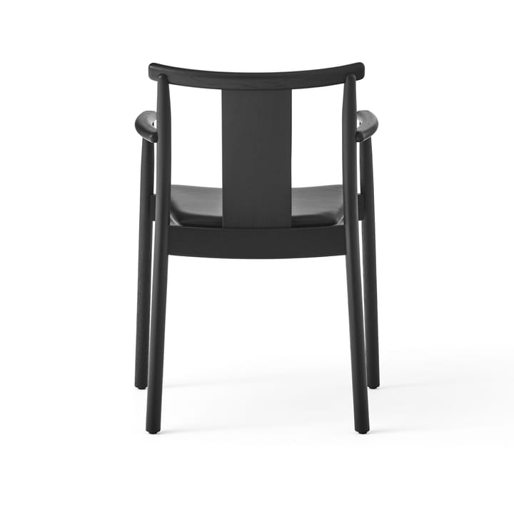Merkur arm chair with cushion, Black-Dakar 0842 black Audo Copenhagen