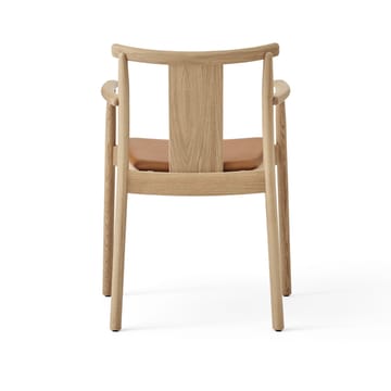 Merkur arm chair with cushion - Oak- Dakar 0250 cognac - Audo Copenhagen