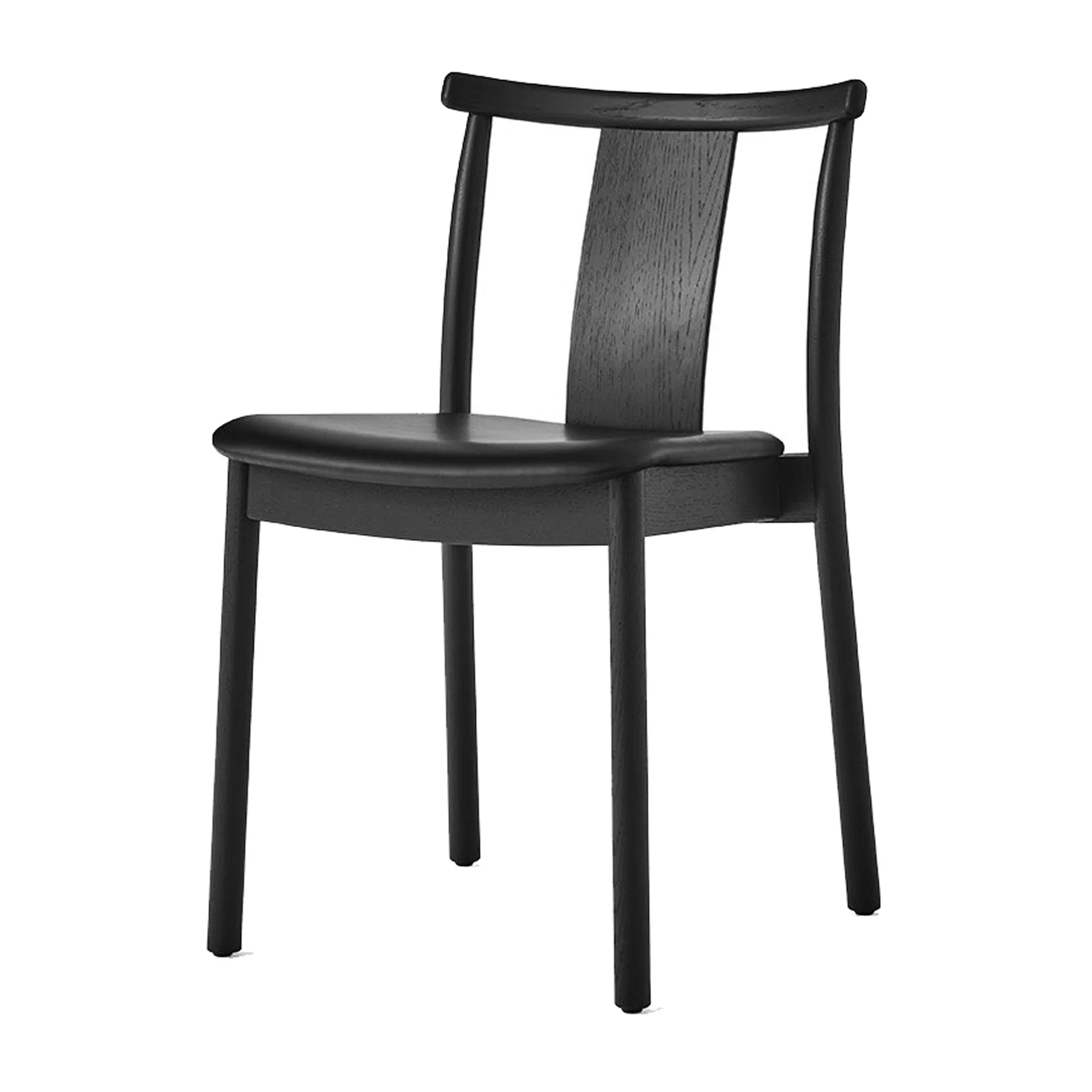 Merkur chair with cushion, Black-Dakar 0842 black Audo Copenhagen
