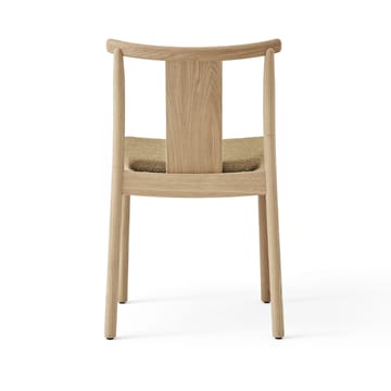 Merkur chair with cushion - Oak-Bouclé 06 gold - Audo Copenhagen