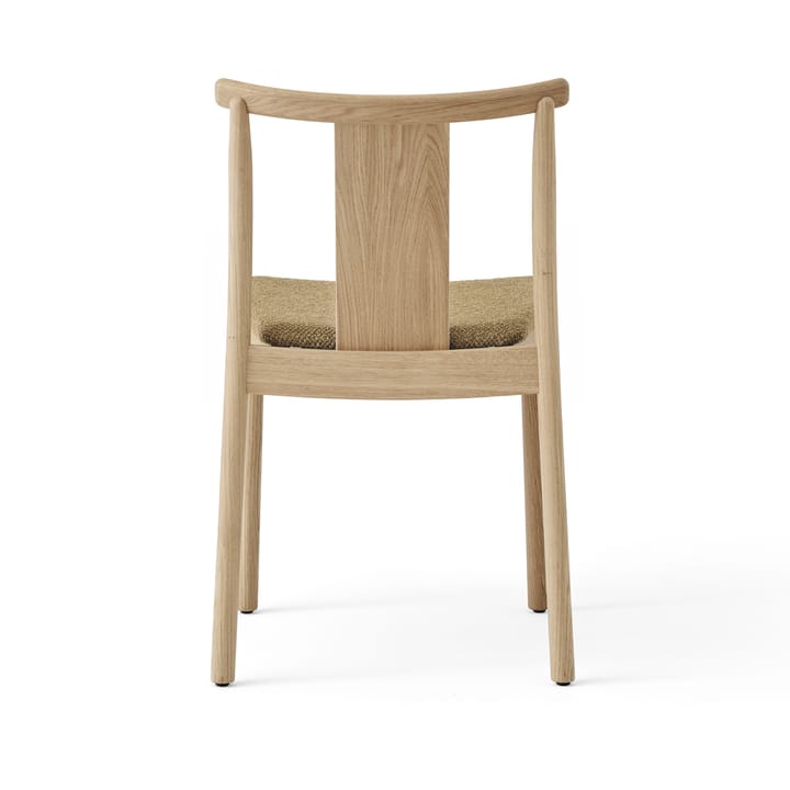 Merkur chair with cushion - Oak-Bouclé 06 gold - Audo Copenhagen