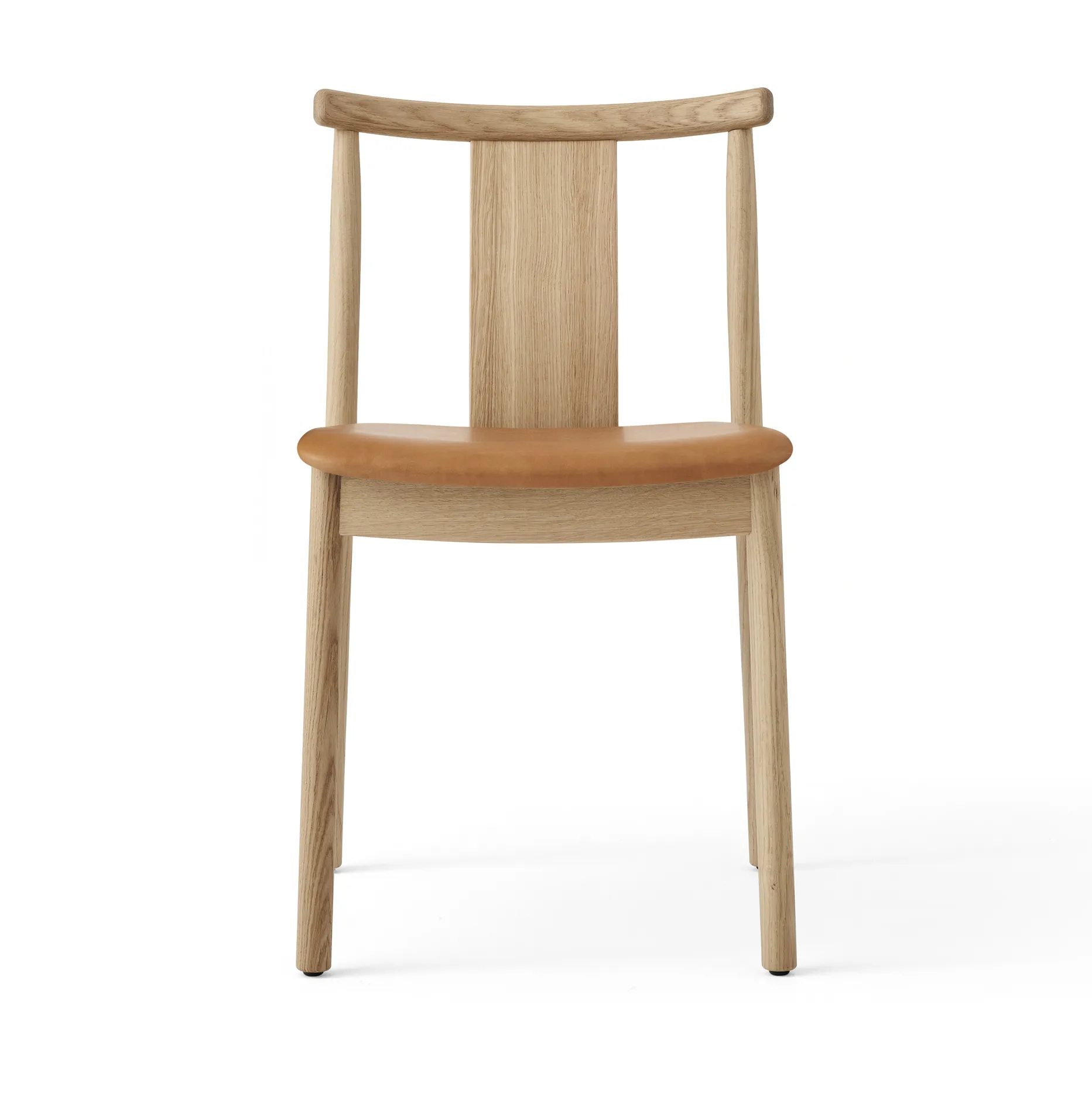 Merkur chair with cushion, Oak- Dakar 0250 cognac Audo Copenhagen