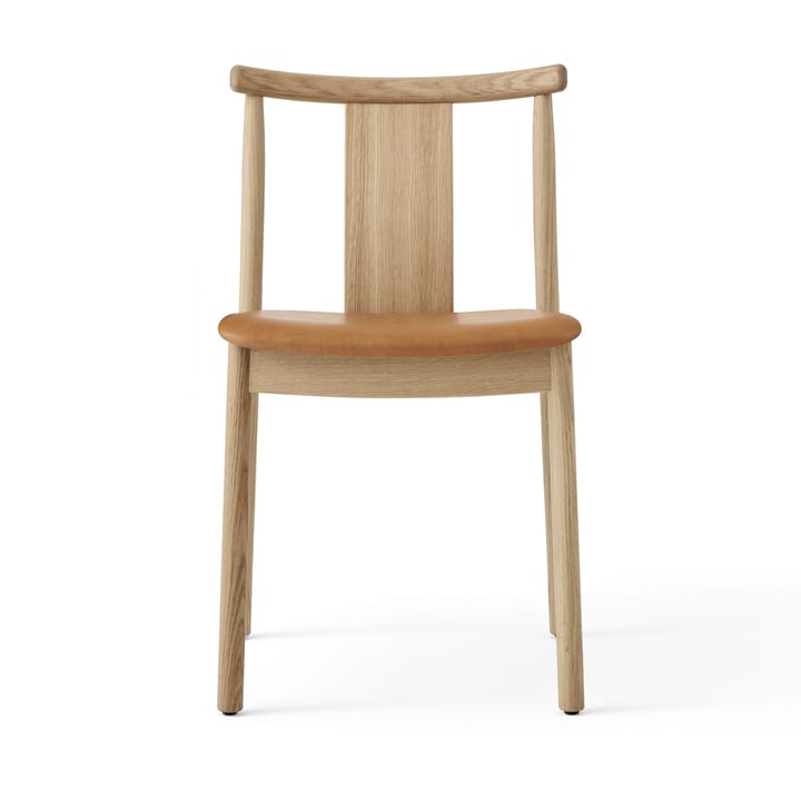 Merkur chair with cushion - Oak- Dakar 0250 cognac - Audo Copenhagen