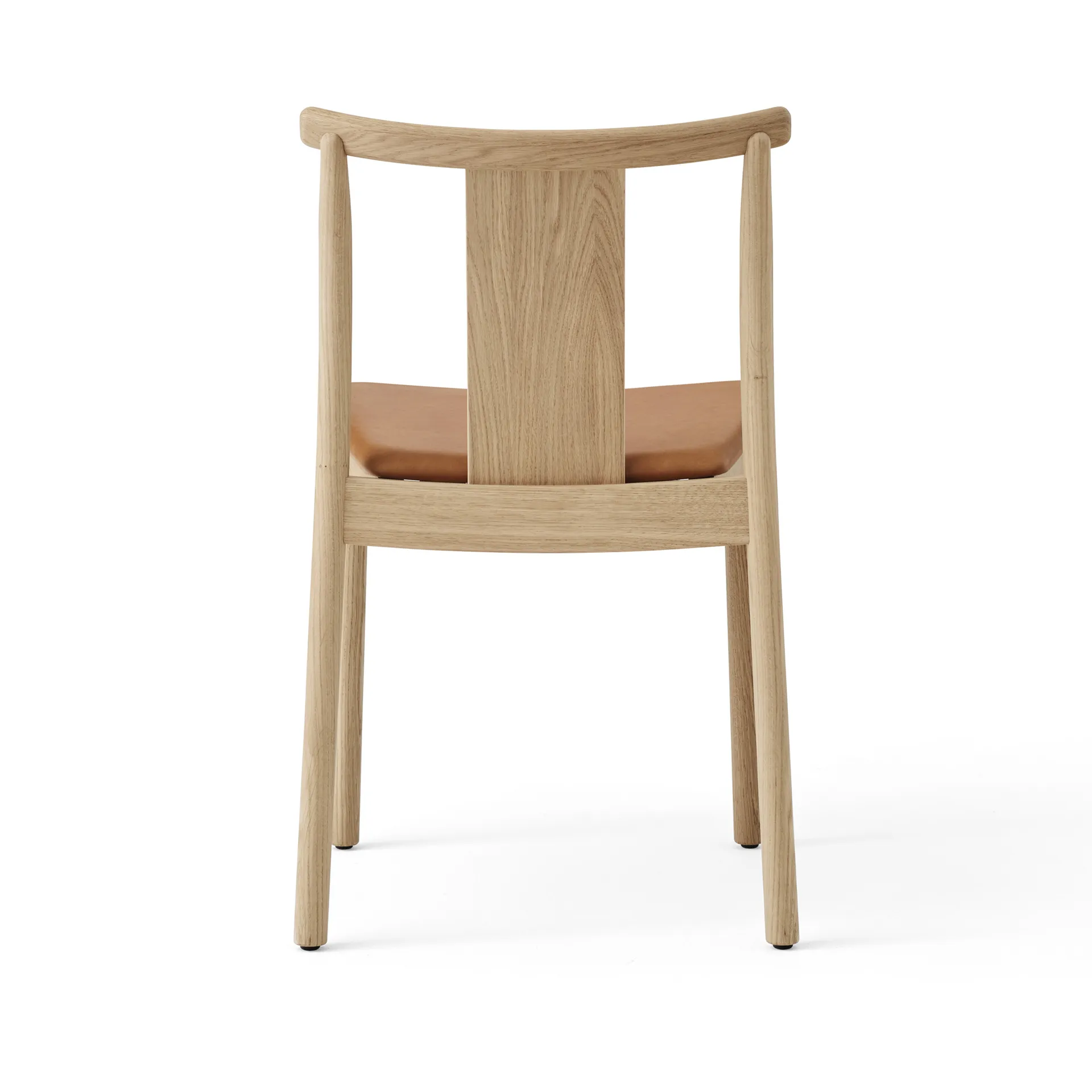 Merkur chair with cushion, Oak- Dakar 0250 cognac Audo Copenhagen